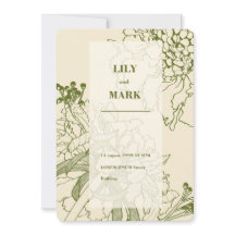 Garden Scabiosa Blume Linie Abbildung.