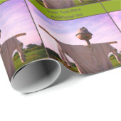 Garden Scarecrow Natur Personalisiert Geschenkpapier (Rolleneckpunkt)