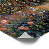 Garden Scene in Brittany, by Pierre-Auguste Renoir Poster (Ecke)