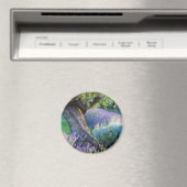 Garden scenic with flowers, Frankreich Magnet (In Situ (Geschirrspüler))