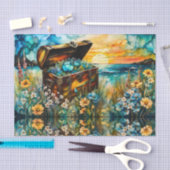 Garden Schatztruhe Seidenpapier (Handwerk)