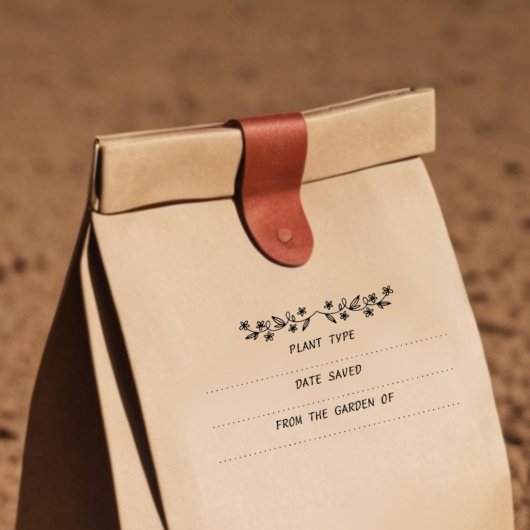 Garden Seed Saver Packung Gummi Briefmarke Gummistempel