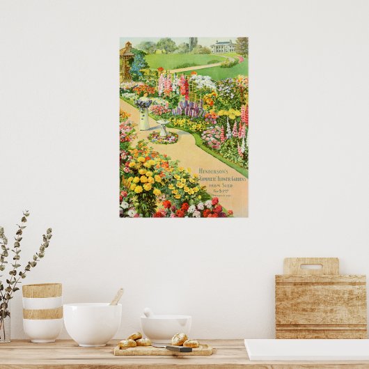 Garden Seed Vintage Ad Poster (Küche)