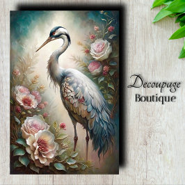 Garden Sentinel Decoupage Seidenpapier