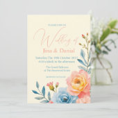 Garden Serenade Einladung (Stehend Vorderseite)