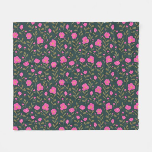 Garden Serenade Fleecedecke (Vorderseite (Horizontal))