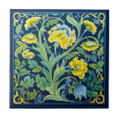 💙 Garden Serenade Iznik Fliese (Vorderseite)