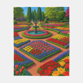 Garden Serenity - Spring Vibes Fleecedecke
