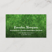 Garden Services Business Card Visitenkarte (Vorderseite)
