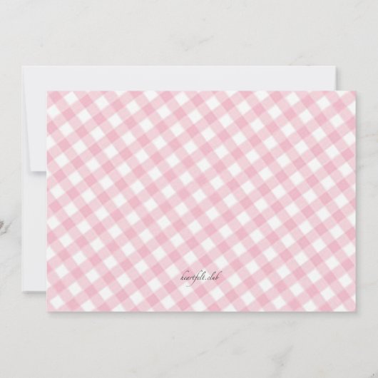 Garden Setting Luncheon Einladung (Rückseite)