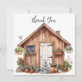 Garden Shed and Happy Place | PFLANZE | Springbrun Dankeskarte