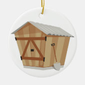 Garden Shed Keramik Ornament (Vorne)