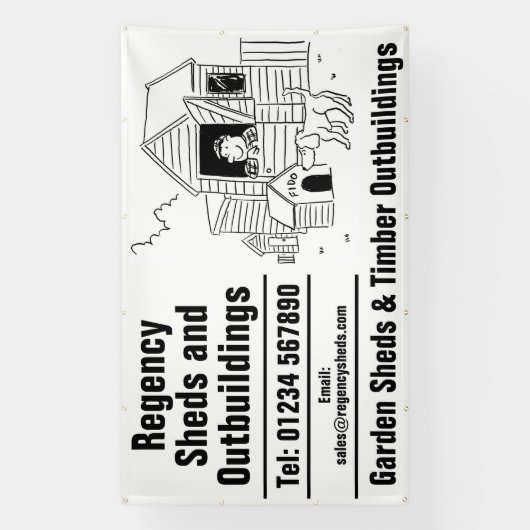 Garden Sheds and Outbuildings Banner (Vertikal)