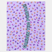 GARDEN Sie LILA! Fleecedecke (Vorderseite)