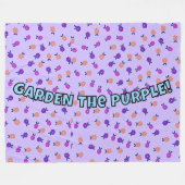 GARDEN Sie LILA! Fleecedecke (Vorderseite (Horizontal))