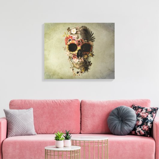 Garden Skull Light Leinwanddruck (Insitu (Wohnzimmer))