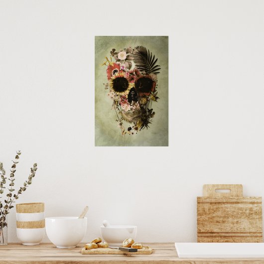 Garden Skull Light Poster (Küche)