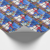 Garden Snowman Geschenkpapier (Ecke)