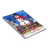 Garden Snowman Notizblock (Rechte Seite)