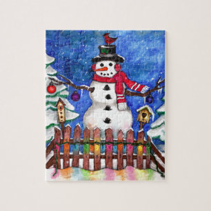 Garden Snowman Puzzle