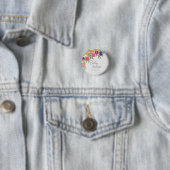 Garden Soiree Tulips & Greenery Baby Dusche Button (Beispiel)