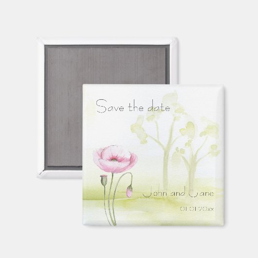 Garden Speichern Sie das Datum Magnet (Vorderseite/Rückseite)