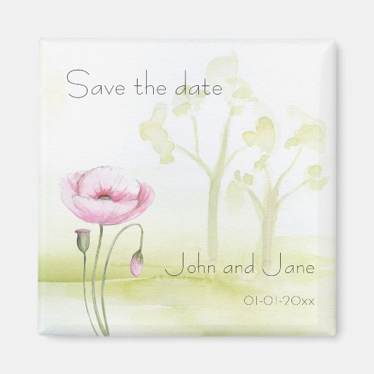 Garden Speichern Sie das Datum Magnet (Vorne)