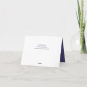 Garden Splash Moderne Blumenhochzeit Dankeskarte (Rückseite)