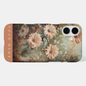 Garden Splendor Peach Case-Mate iPhone Hülle (Rückseite (Horizontal))