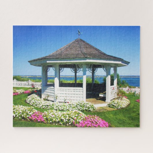 Garden Spring Gazebo in Chatham, Cape Cod MASS Puzzle (Horizontal)