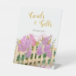 garden spring She's Fresh bridal cards gifts Sockelschild