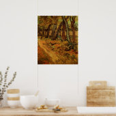 Garden St Paul Hospital Abbildung von Vincent van  Poster (Küche)