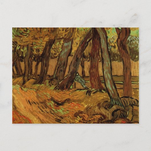 Garden St Paul Hospital Abbildung von Vincent van Postkarte (Vorderseite)