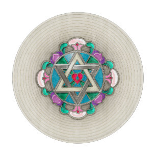 Garden Star Charcuterie Board Schneidebrett