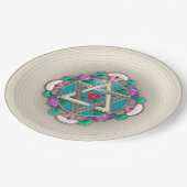 Garden Star Pappteller (Schrägansicht)