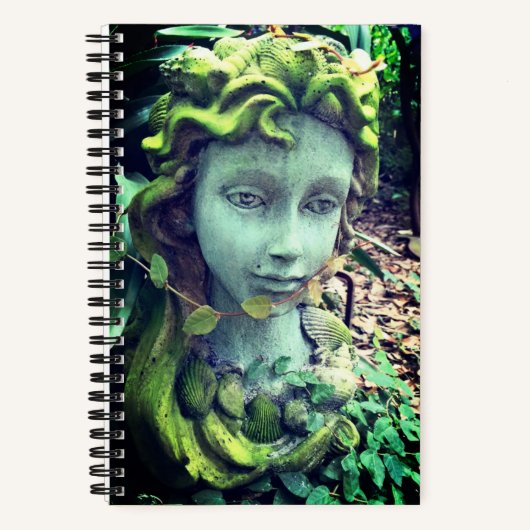 Garden Statue Hard Cover Notebook Notizblock (Vorderseite)
