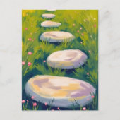Garden Stepping Stones Postkarte (Vorderseite)