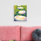 Garden Stepping Stones Watercolor Leinwanddruck (Insitu (Wohnzimmer))