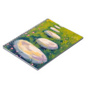 Garden Stepping Stones Watercolor Painting Notizblock (Linke Seite)