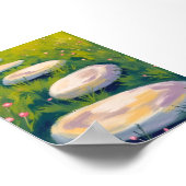 Garden Stepping Stones Watercolor Painting Poster (Ecke)