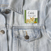 Garden Stilvolle Blütenhochzeit Button (Beispiel)