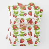 Garden Strawberries und Strawberry Jam Geschenkpapier Set (Beispiel)