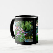 Garden Stream mit Lila Sitzgelegenheiten Tasse (Vorderseite Links)