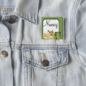 Garden Stylish Classy Brides Mother Wedding Button (Beispiel)