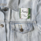 Garden Stylish Classy Brides Mother Wedding Button (Beispiel)