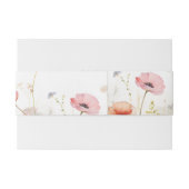 Garden Sunflower Wedding Einladung Bauch Band (Rückseitenbeispiel)