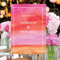 Garden Sunrise Pink Orange Hochzeit