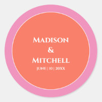 Garden Sunrise Pink Orange Hochzeit