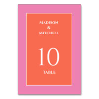 Garden Sunrise Pink Orange Hochzeit