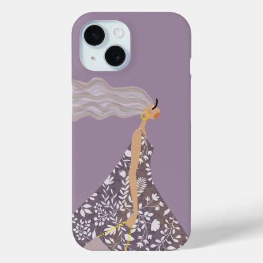 Garden Swag Fashionista Mode Illustration Case-Mate iPhone Hülle (Rückseite)